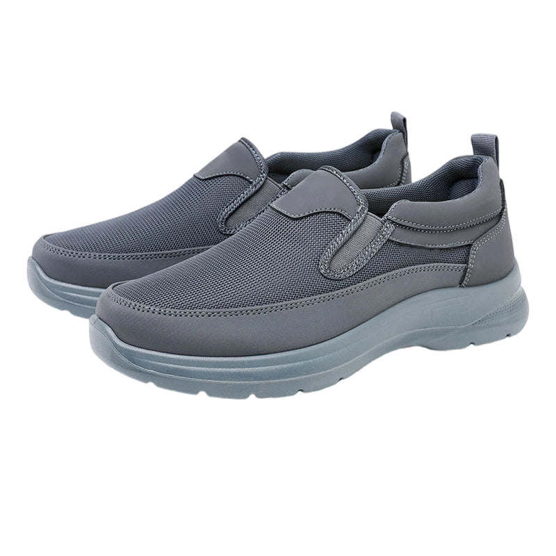 👟 Zapatillas Slip-On Ortopédicas Transpirables para Hombres - Soporte Arqueado con Plantillas de Espuma con Memoria para Comodidad Diaria 🏃♂️💨