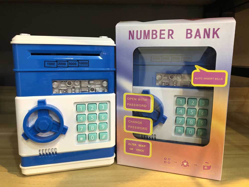 Caja fuerte electrónica con contraseña - Mini cajero automático