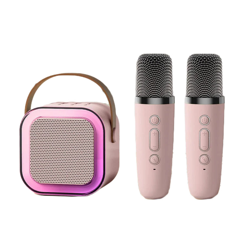 🎁Mini máquina de karaoke con micrófonos inalámbricos