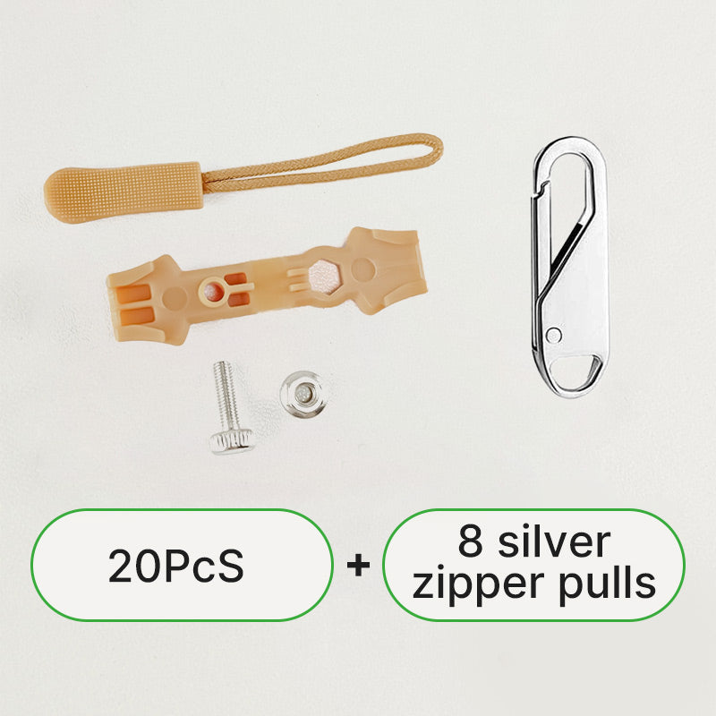 🔧🧳 Kit de Reparación de Cremalleras de Fácil Instalación – Fabricación Resistente, Funcionamiento Suave y Amplia Compatibilidad para Ropa y Equipaje ✅