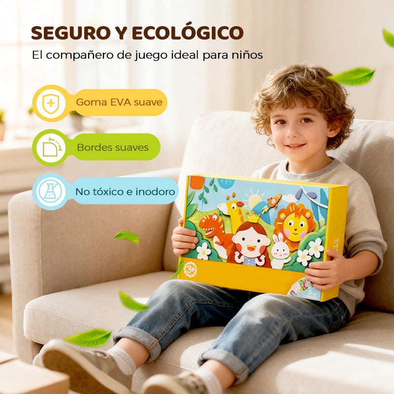 Pegatinas 3D de EVA para Manualidades Infantiles