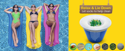 Calcetines de filtro para skimmer de piscina para cestas