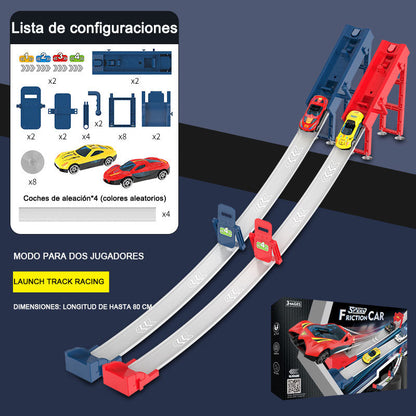 🎅 Promoción de Navidad🎁48 coches miniatura con retroceso y garaje incorporado