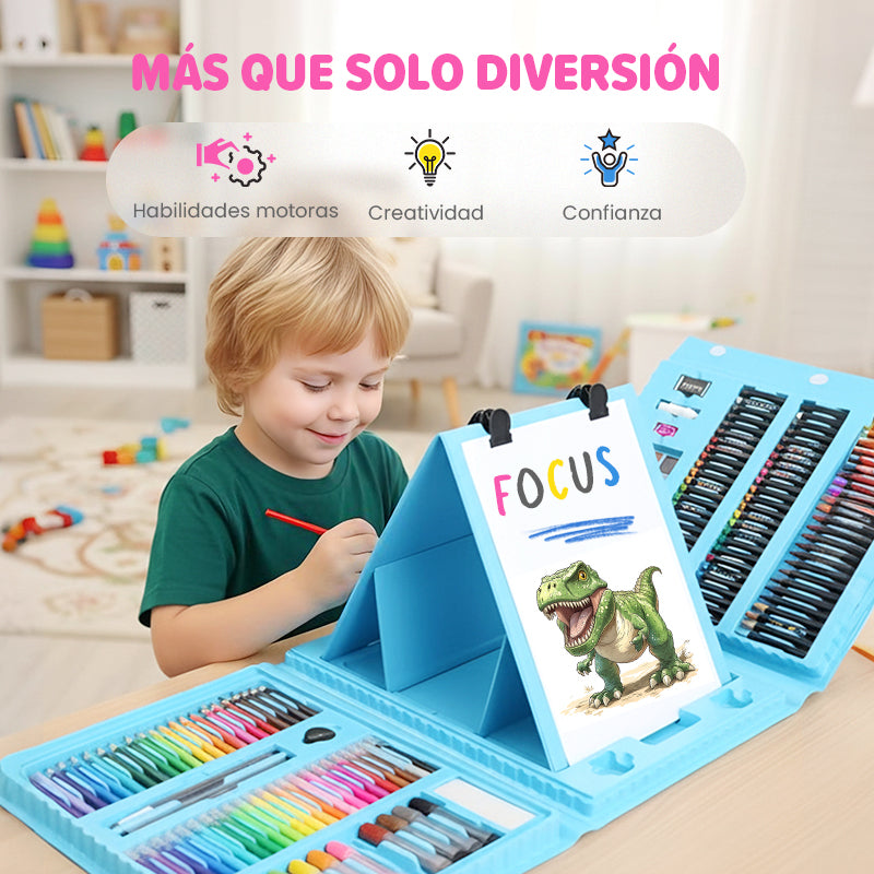 🔥Set de arte creativo de lujo 6 en 1 🧑‍🎨 (Regalo ideal para niños) ¡Todos los niños son artistas!