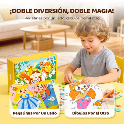 Pegatinas 3D de EVA para Manualidades Infantiles