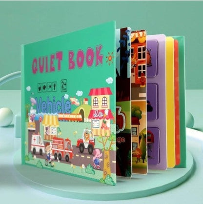 LIBRO OCUPADO MONTESSORI PARA NIÑOS PARA DESARROLLAR HABILIDADES DE APRENDIZAJE