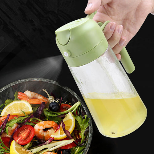🔥💕Pulverizador y dispensador de aceite para vidrio 2 en 1
