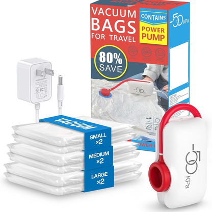 🔥Bolsas de vacío eléctricas USB: ¡ahorre espacio y viaje ligero!