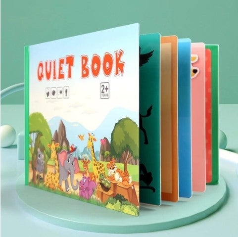 LIBRO OCUPADO MONTESSORI PARA NIÑOS PARA DESARROLLAR HABILIDADES DE APRENDIZAJE