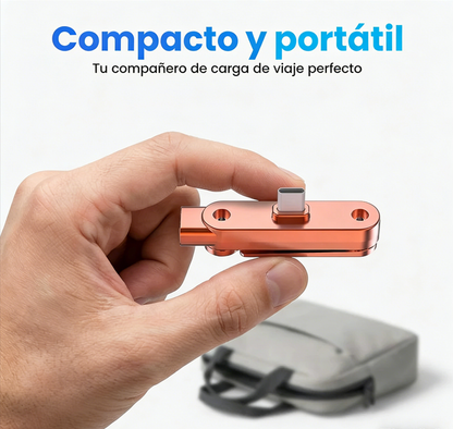📱 Adaptador de Carga Rápida con Soporte Plegable 360° – Comodidad y Versatilidad para tu Teléfono ⚡✨