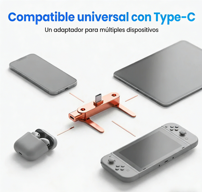 📱 Adaptador de Carga Rápida con Soporte Plegable 360° – Comodidad y Versatilidad para tu Teléfono ⚡✨