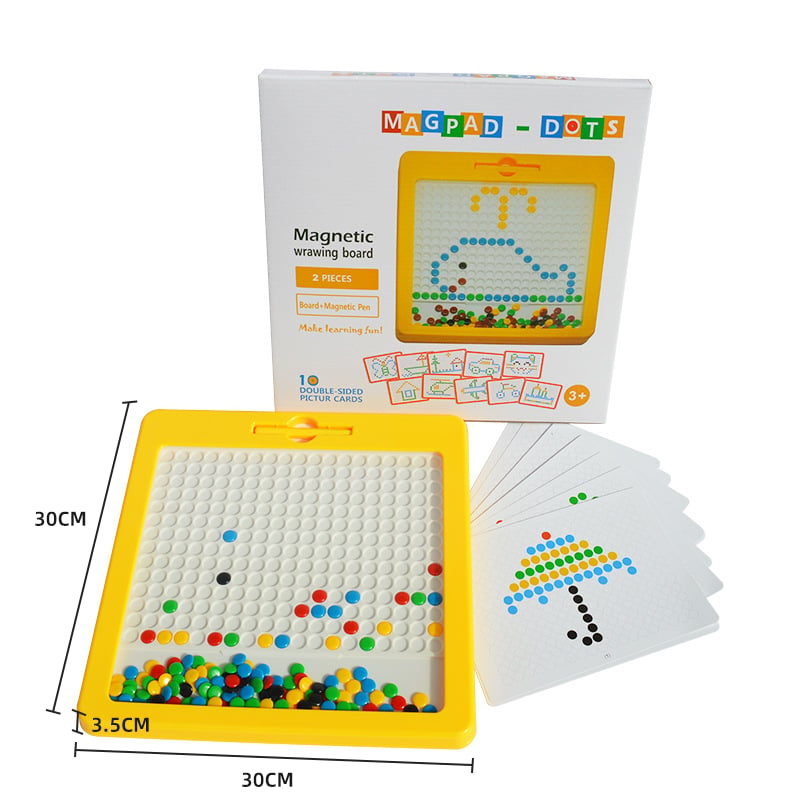 Tablero de puntos magnéticos Montessori