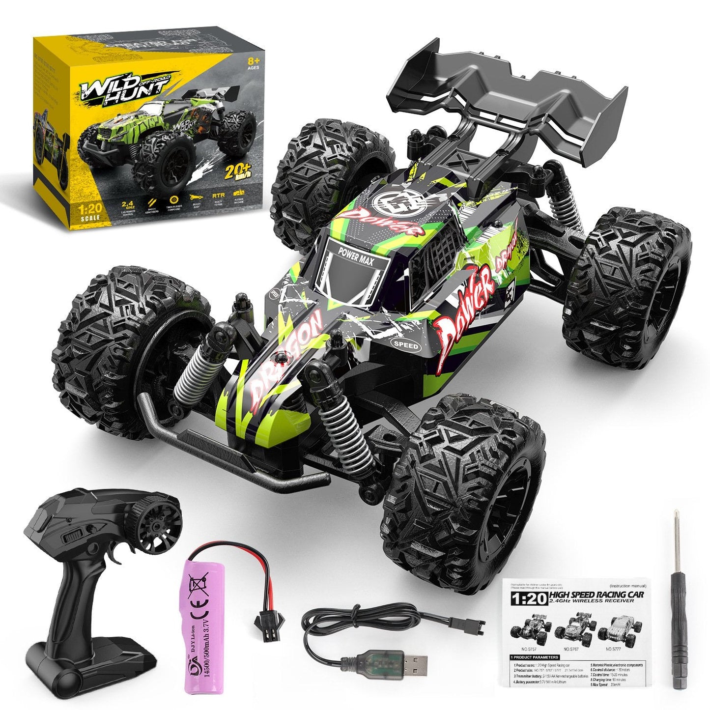 Coche de control remoto profesional para niños, juguete.