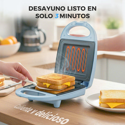 🥪 Sandwichera Multifunción Compacta de Rápido Calentamiento - Ideal para Cocina, Oficina o Dormitorio 🏠✨