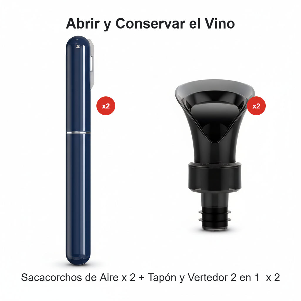 🔥COMPRA 1 Y LLÉVATE 1 GRATIS🔥Abridor de botellas con bomba de presión de aire