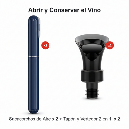 🔥COMPRA 1 Y LLÉVATE 1 GRATIS🔥Abridor de botellas con bomba de presión de aire