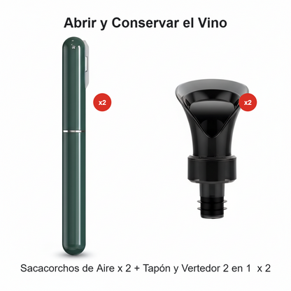 🔥COMPRA 1 Y LLÉVATE 1 GRATIS🔥Abridor de botellas con bomba de presión de aire