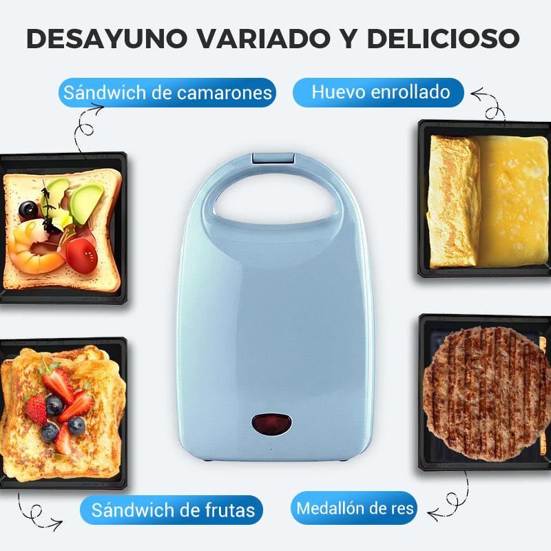 🥪 Sandwichera Multifunción Compacta de Rápido Calentamiento - Ideal para Cocina, Oficina o Dormitorio 🏠✨