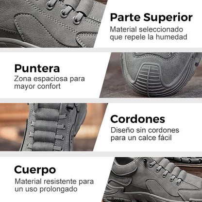 ☄️Ofertas de Primavera🎉Suela gruesa antideslizante para hombre Zapatos casuales para caminar