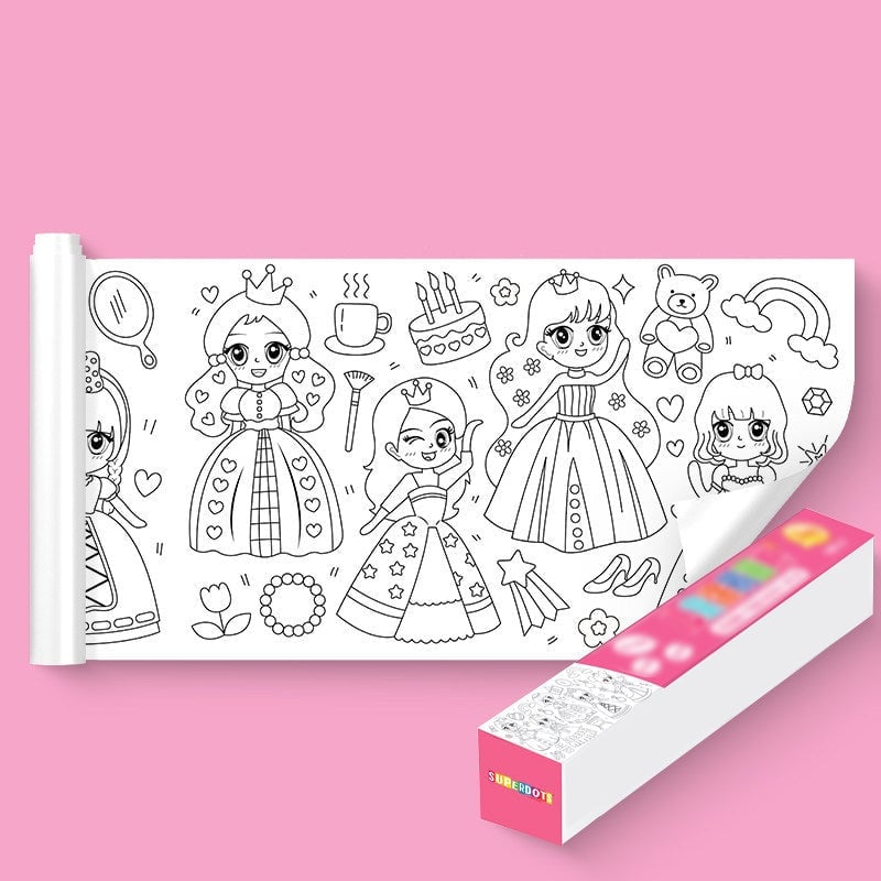 🔥El mejor regalo para los niños - Rollo de dibujo infantil