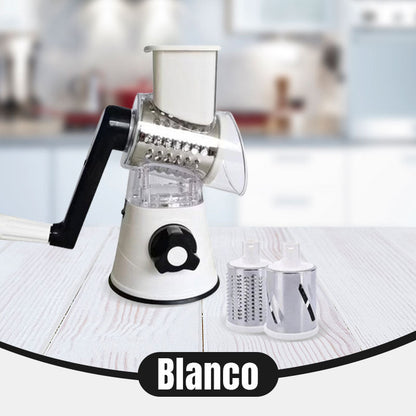 🔥2026 Venta de cocina🔥Rallador manual multifuncional giratorio y picadora 🚀🥕