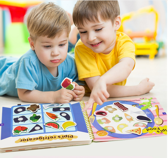LIBRO OCUPADO MONTESSORI PARA NIÑOS PARA DESARROLLAR HABILIDADES DE APRENDIZAJE