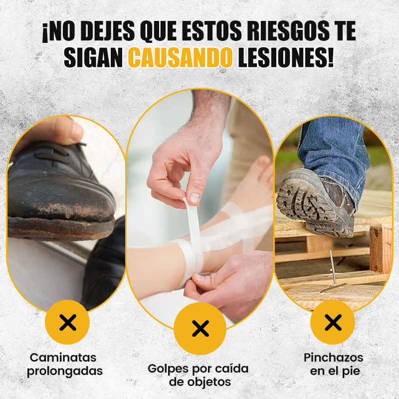 🔥 Zapatillas de seguridad antideslizantes con botón giratorio