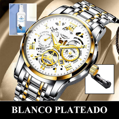 🎄Rebajas de Navidad 41 % DE DESCUENTO🔥Reloj mecánico automático esqueleto sumergible para hombre