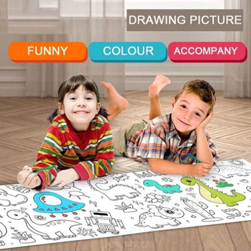 🔥El mejor regalo para los niños - Rollo de dibujo infantil
