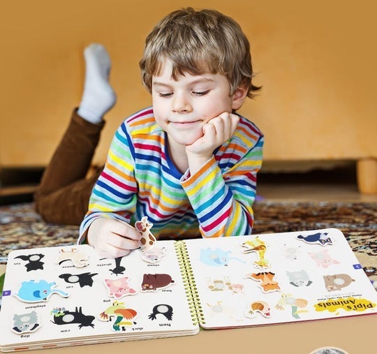 LIBRO OCUPADO MONTESSORI PARA NIÑOS PARA DESARROLLAR HABILIDADES DE APRENDIZAJE
