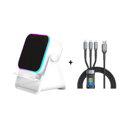 Altavoz Bluetooth Inalámbrico 5 en 1 con Carga Inductiva y Soporte Ajustable para Teléfono✈️COMPRA 2 Y ENVÍO GRATIS