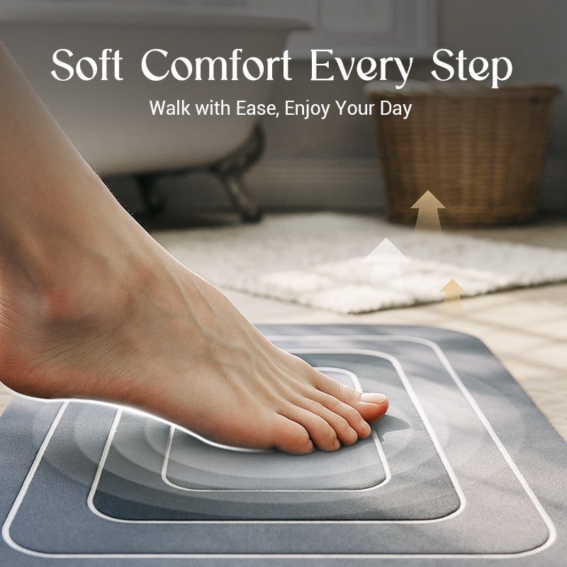 🛁 Alfombrilla de Baño Antideslizante y Superabsorbente – Ultrasuave y de Secado Rápido para un Hogar Seguro ✨💧