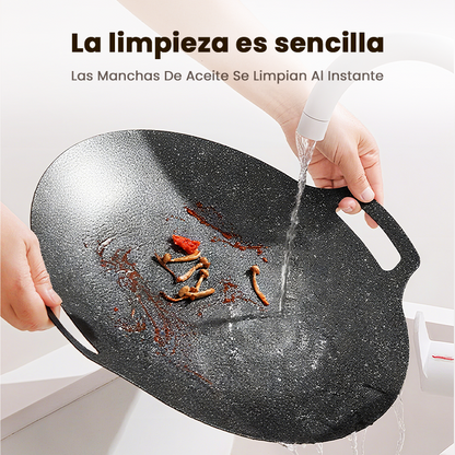 Bandeja antiadherente para hornear de piedra médica multifuncional