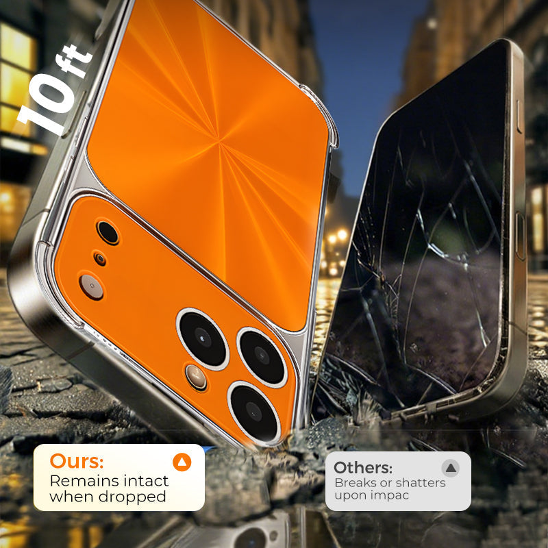 Funda con textura de CD a prueba de caídas en las cuatro esquinas para Phone