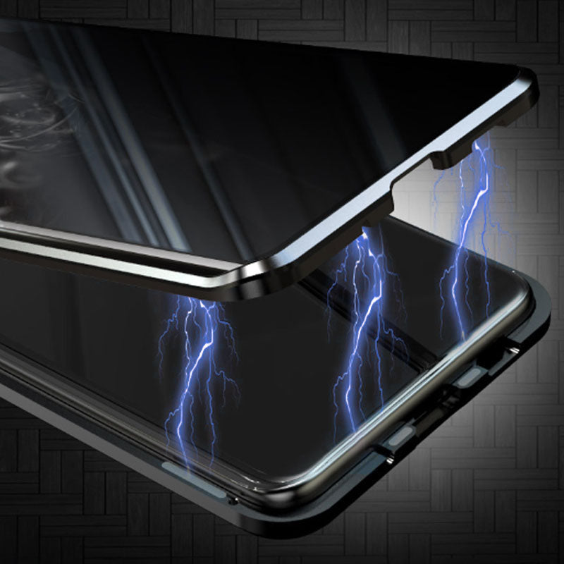 💥Funda magnética de vidrio templado de doble cara para Samsung S21-S25 Series