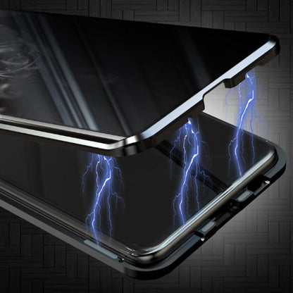 💥Funda magnética de vidrio templado de doble cara para Samsung S21-S25 Series