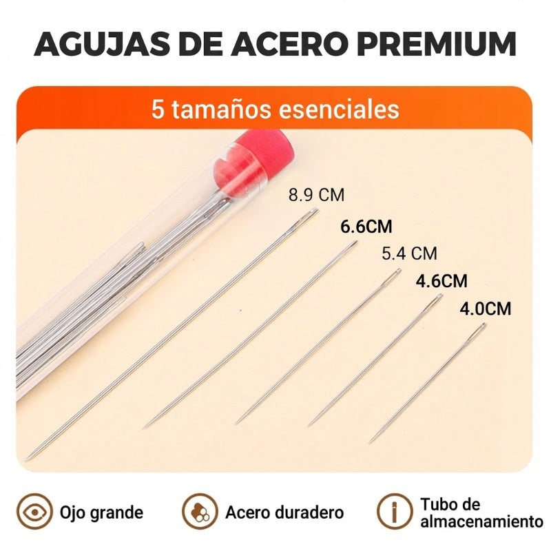 Juego de herramientas de costura de 37 piezas