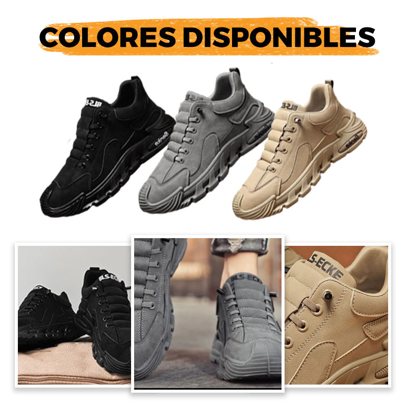 ☄️Ofertas de Primavera🎉Suela gruesa antideslizante para hombre Zapatos casuales para caminar