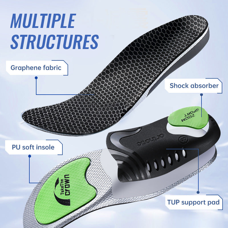 👟Compra 3 y llévate 1 gratis✨ Plantillas Amortiguadoras Unisex - Alivio para Pies Cansados, Ideales para Deporte y Uso Diario 🏃‍♂️🏃‍♀️