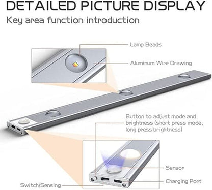 ✨ Luz LED con sensor de movimiento para armarios