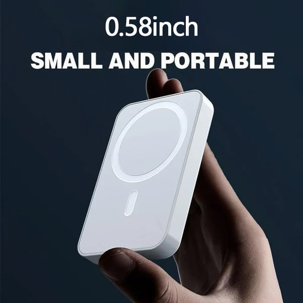 ⚡Batería externa inalámbrica portátil con imán (10000mAh)