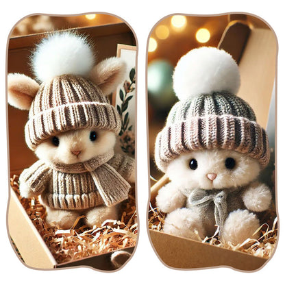 🐇- Mini conejito hecho a mano Abrazo lindo regalo de Pascua🎁