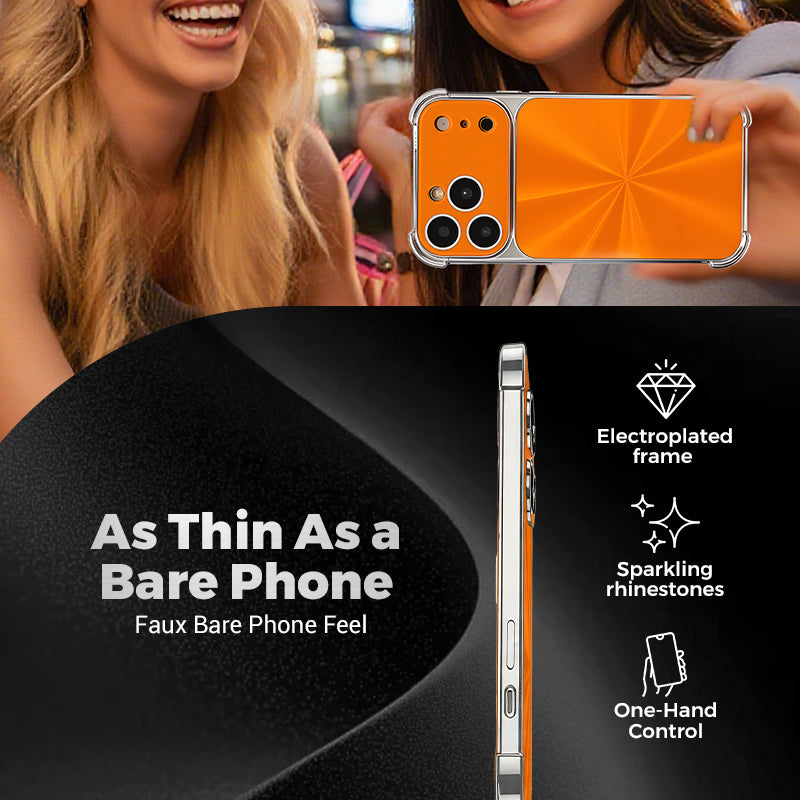 Funda con textura de CD a prueba de caídas en las cuatro esquinas para Phone