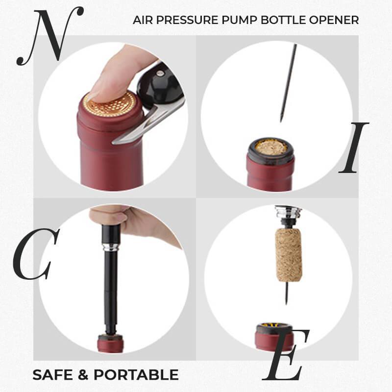 🔥COMPRA 1 Y LLÉVATE 1 GRATIS🔥Abridor de botellas con bomba de presión de aire