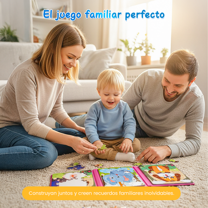 Libro magnético de construcción para niños