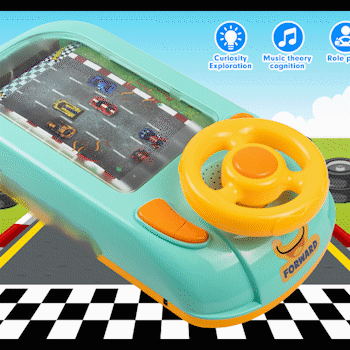 🎅 ¡Preventa Navideña! 🎁 Nuevo Juguete con Volante para Conducir 🚗 ¡Envío gratis! 🎉
