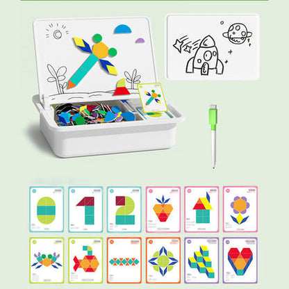 🎨 Puzzles Magnéticos de Vestir para Caras - Juego Educativo de Doble Cara para Niños, Ideal para Viajes y Aprendizaje Creativo ✨🧒