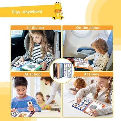 LIBRO OCUPADO MONTESSORI PARA NIÑOS PARA DESARROLLAR HABILIDADES DE APRENDIZAJE