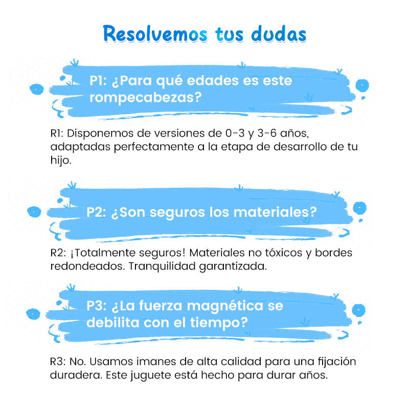 Libro magnético de construcción para niños