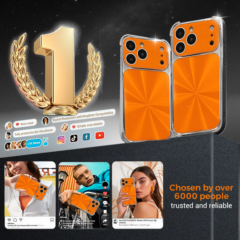 Funda con textura de CD a prueba de caídas en las cuatro esquinas para Phone